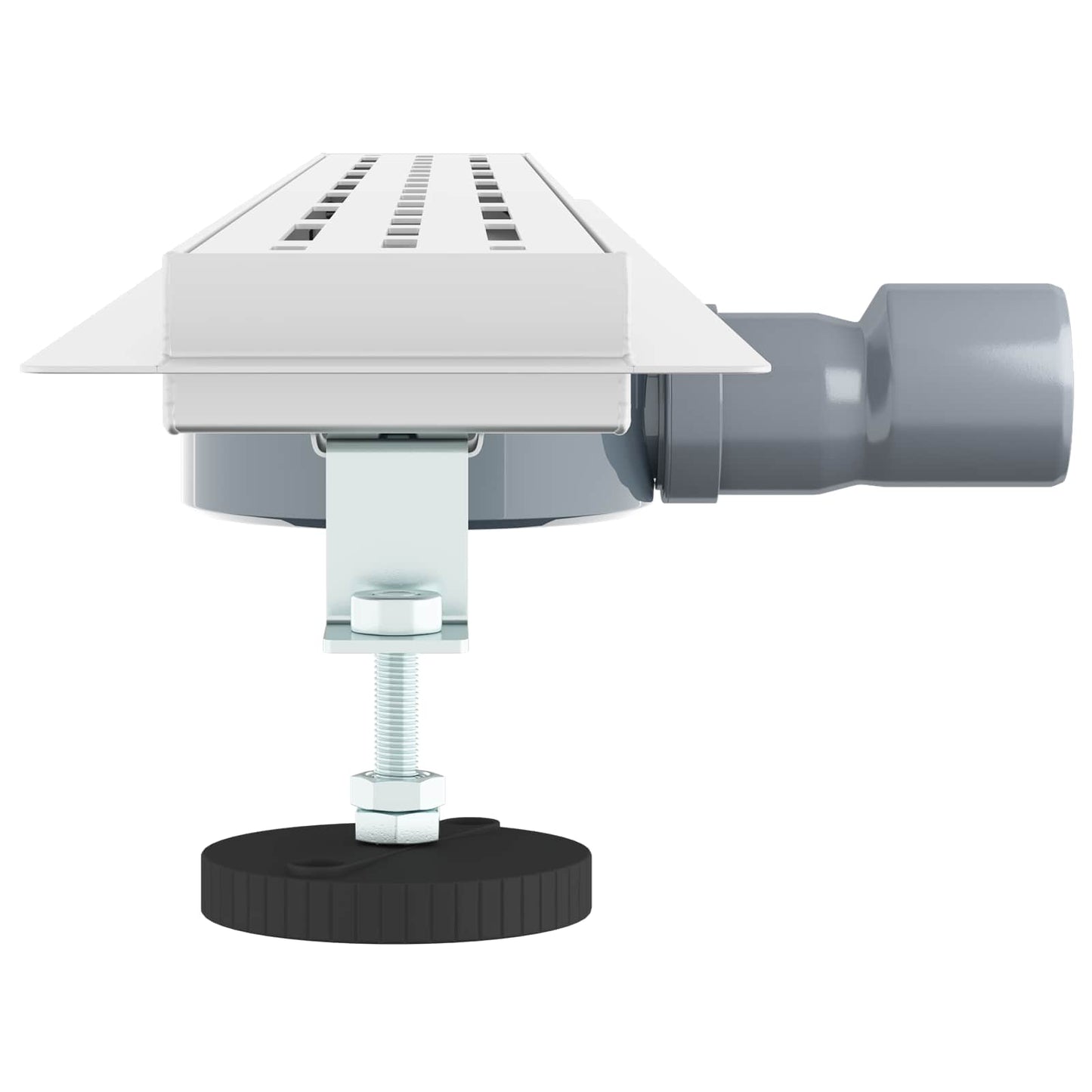 Shower Drain Line Design with 360° Siphon Silver 90 cm