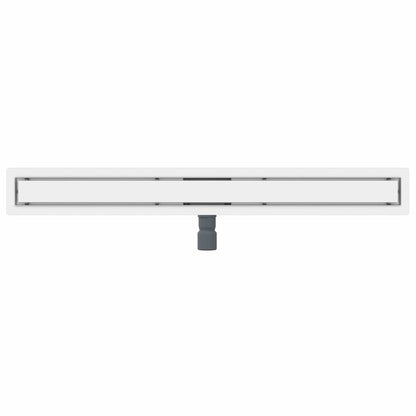2 in 1 Shower Drain Silver 100 cm Stainless Steel 304