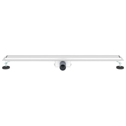 2 in 1 Shower Drain Silver 90 cm Stainless Steel 304