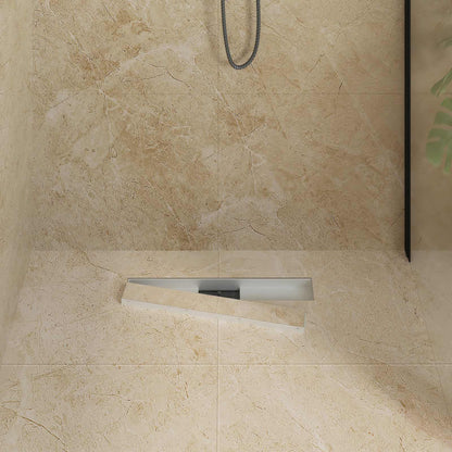 2 in 1 Shower Drain Silver 60 cm Stainless Steel 304