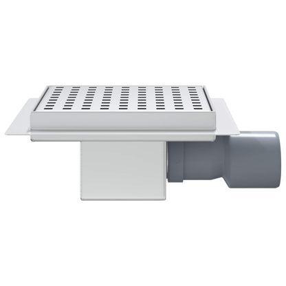 Dot Shower Drain Silver 15 x 15 cm Stainless Steel 304