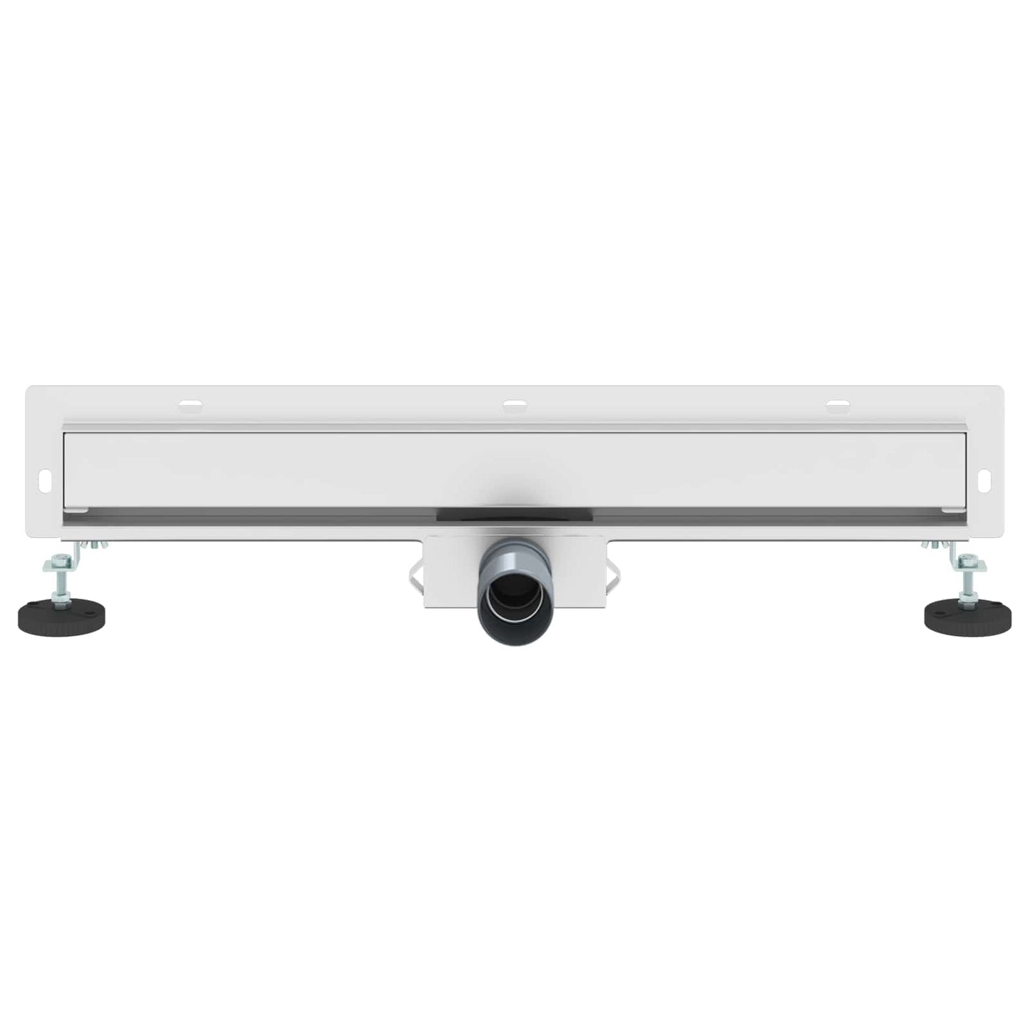 Wall Mounted Shower Drain Silver 60 cm Stainless Steel 304