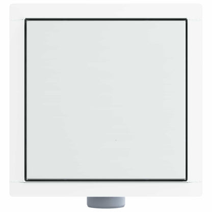 2 in 1 Shower Drain Silver 20 x 20 cm Stainless Steel 304