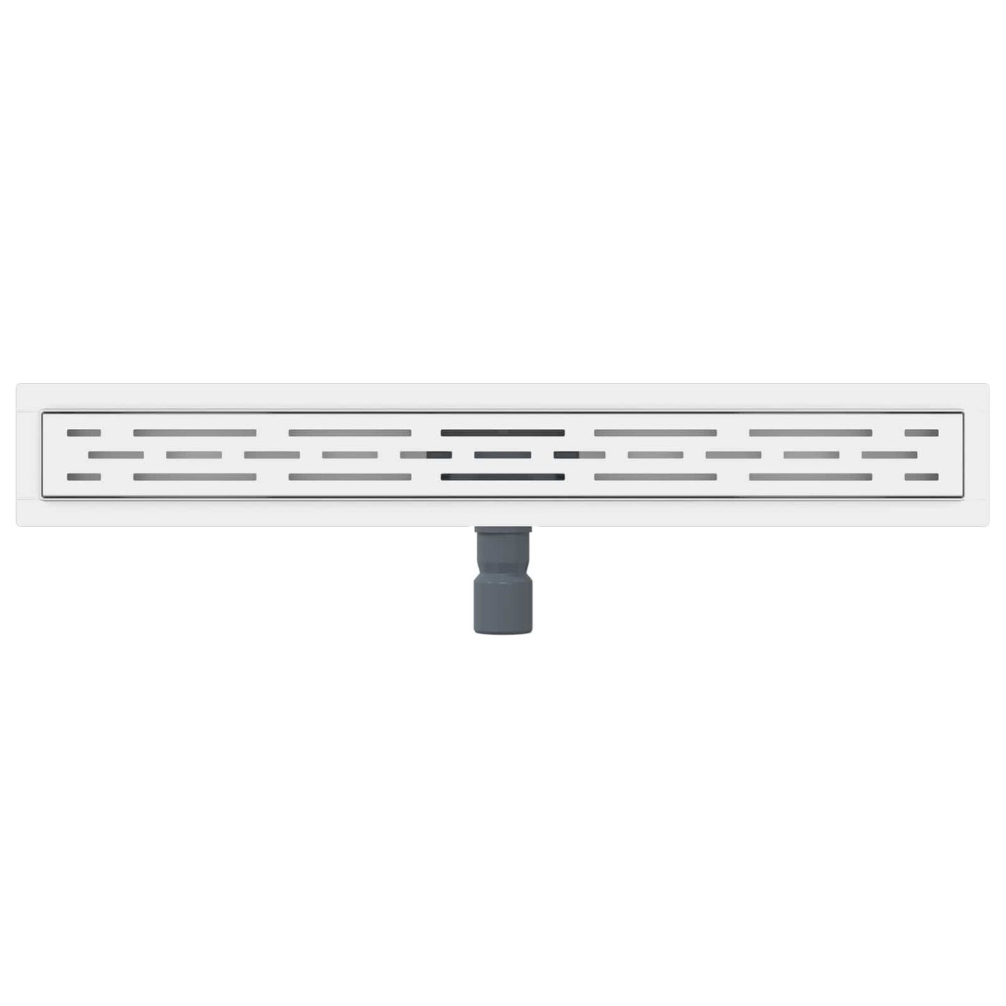 Shower Drain with Line Design Silver 80 cm Stainless Steel 304