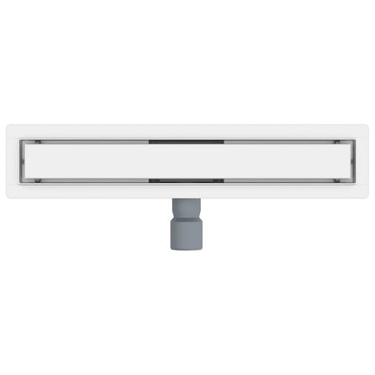 2 in 1 Shower Drain Silver 50 cm Stainless Steel 304