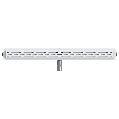 Shower Drain Line Design with 360° Siphon Silver 100 cm