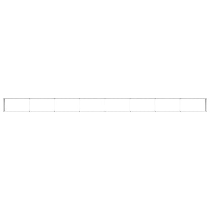 Garden Raised Bed Light Brown 775 x 50 x 36 cm Galvanised Steel