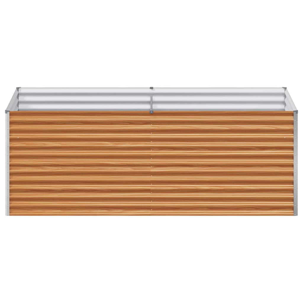 Garden Raised Bed 195 x 100 x 68 cm Galvanised Steel