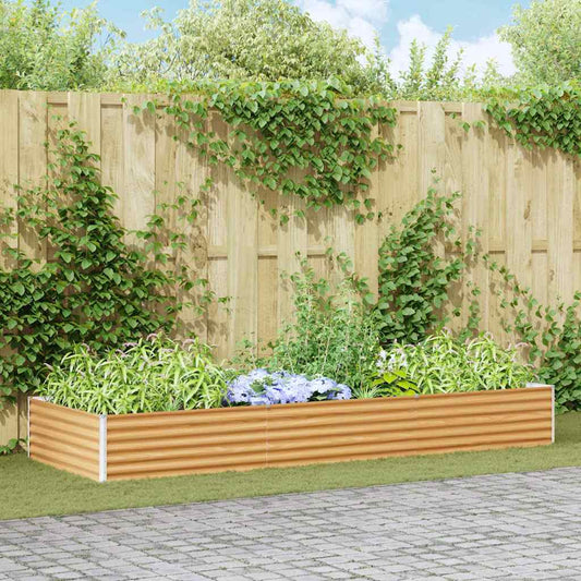 Garden Raised Bed Light Brown 290 x 100 x 36 cm