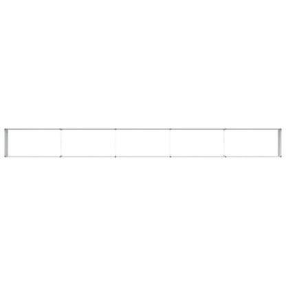 Garden Raised Bed Light Brown 485 x 50 x 36 cm Galvanised Steel
