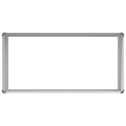 Garden Raised Bed Light Brown 98 x 50 x 68 cm Galvanised Steel