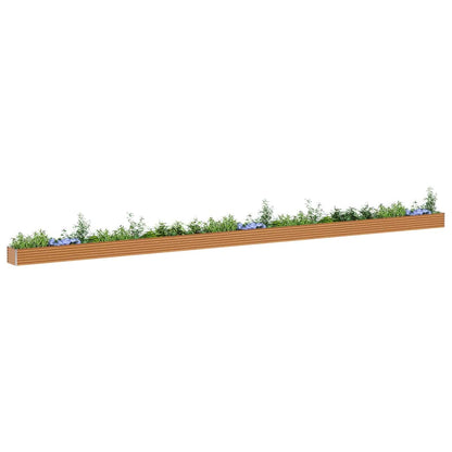 Garden Raised Bed 1164 x 50 x 36 cm Galvanised Steel