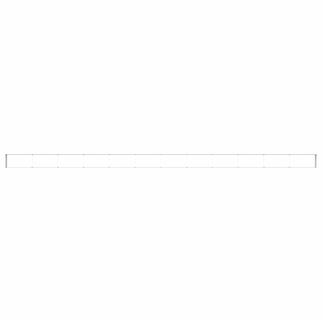 Garden Raised Bed 1164 x 50 x 36 cm Galvanised Steel