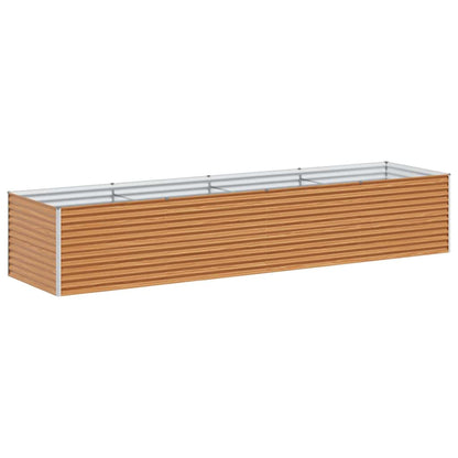 Garden Raised Bed 390 x 100 x 68 cm Galvanised Steel