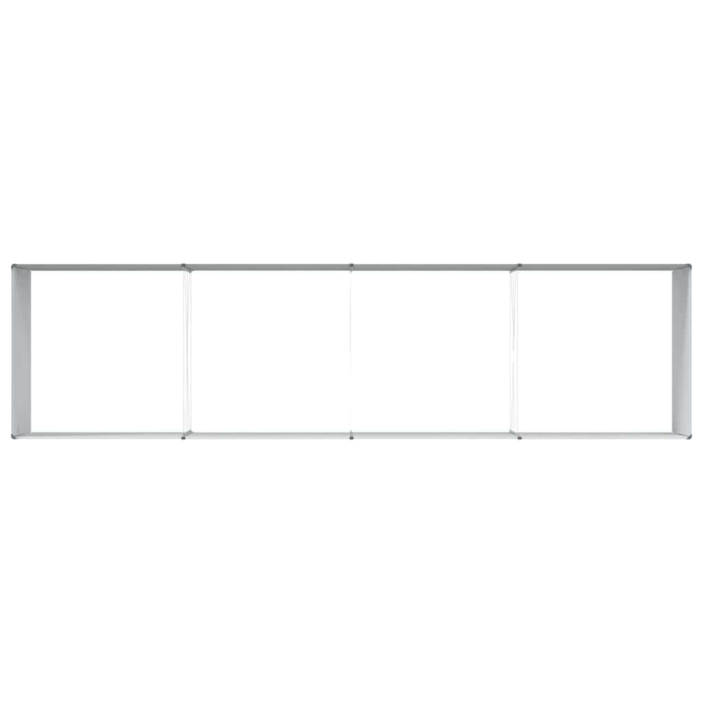 Garden Raised Bed 390 x 100 x 68 cm Galvanised Steel