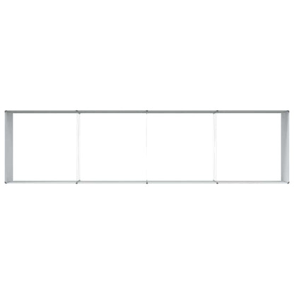 Garden Raised Bed 390 x 100 x 68 cm Galvanised Steel