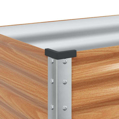 Garden Planter Light Brown 100.5 x 40.5 x 90 cm