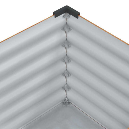 Garden Planter Light Brown 100.5 x 40.5 x 90 cm