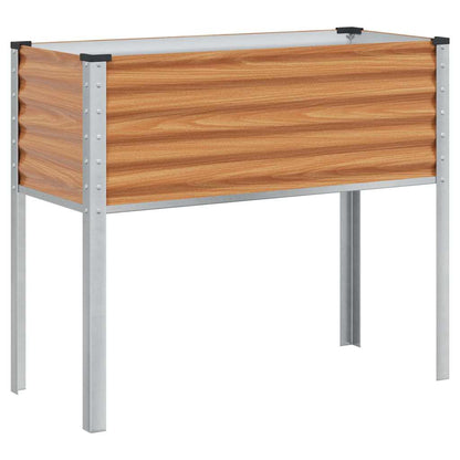 Garden Planter Light Brown 100.5 x 40.5 x 90 cm