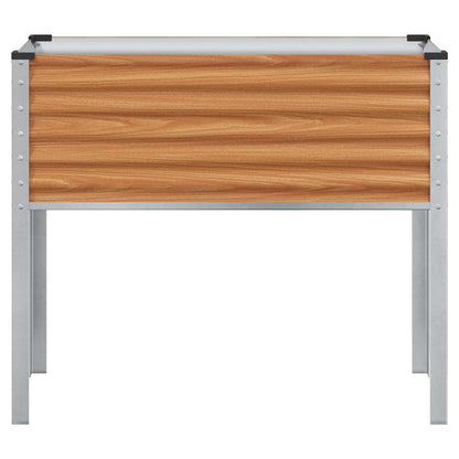 Garden Planter Light Brown 100.5 x 40.5 x 90 cm