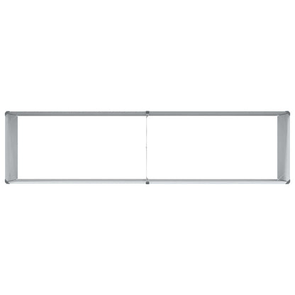 Garden Raised Bed Light Brown 195 x 50 x 68 cm Galvanised Steel