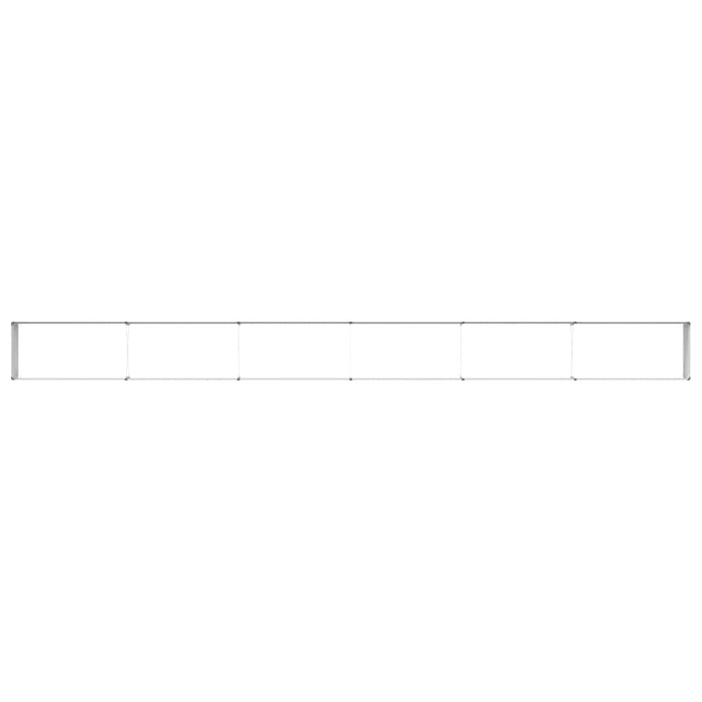 Garden Raised Bed Light Brown 582 x 50 x 36 cm Galvanised Steel