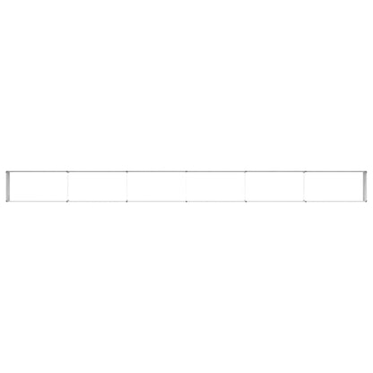 Garden Raised Bed Light Brown 582 x 50 x 36 cm Galvanised Steel