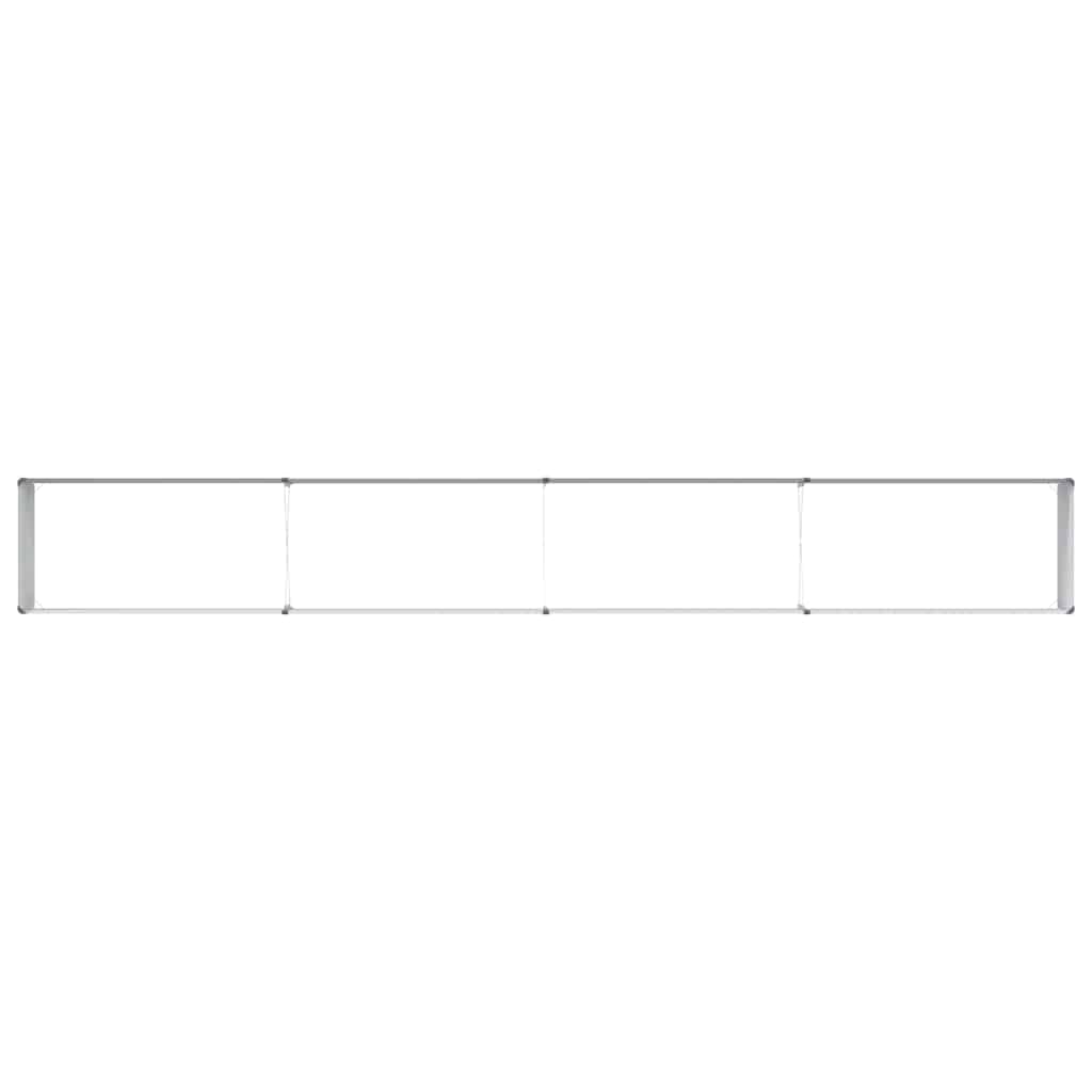 Garden Raised Bed Light Brown 390 x 50 x 36 cm Galvanised Steel