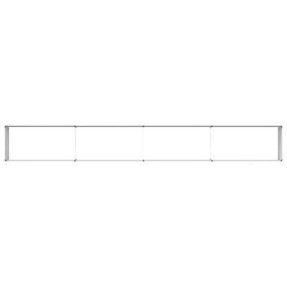Garden Raised Bed Light Brown 390 x 50 x 36 cm Galvanised Steel