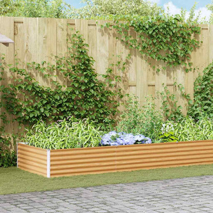 Garden Raised Bed 970 x 100 x 36 cm Galvanised Steel
