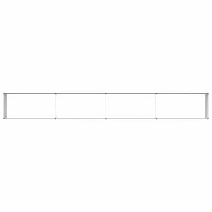 Garden Raised Bed Light Brown 390 x 50 x 68 cm Galvanised Steel