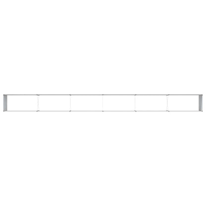 Garden Raised Bed Light Brown 582 x 50 x 68 cm Galvanised Steel