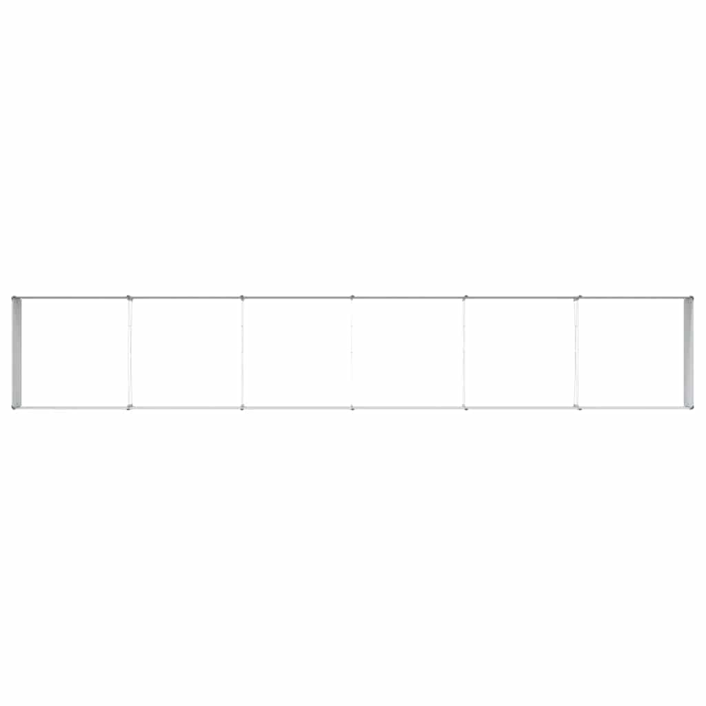 Garden Raised Bed Light Brown 480 x 80 x 45 cm Galvanised Steel