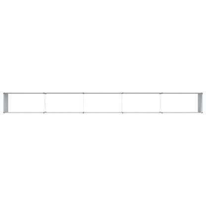 Garden Raised Bed Light Brown 485 x 50 x 68 cm Galvanised Steel