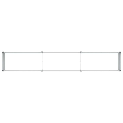 Garden Raised Bed Light Brown 240 x 40 x 45 cm Galvanised Steel