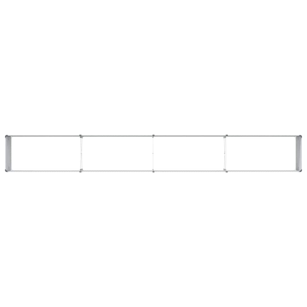 Garden Raised Bed Light Brown 320 x 40 x 45 cm Galvanised Steel