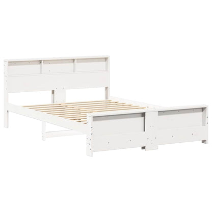 Bed Frame with Headboard White 160 x 200 cm Engineered Wood