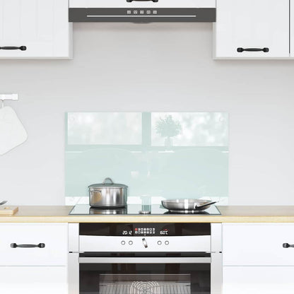 Kitchen Backsplash Milk 70 x 40 cm Tempered Glass