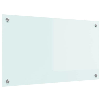 Kitchen Backsplash Milk 70 x 40 cm Tempered Glass