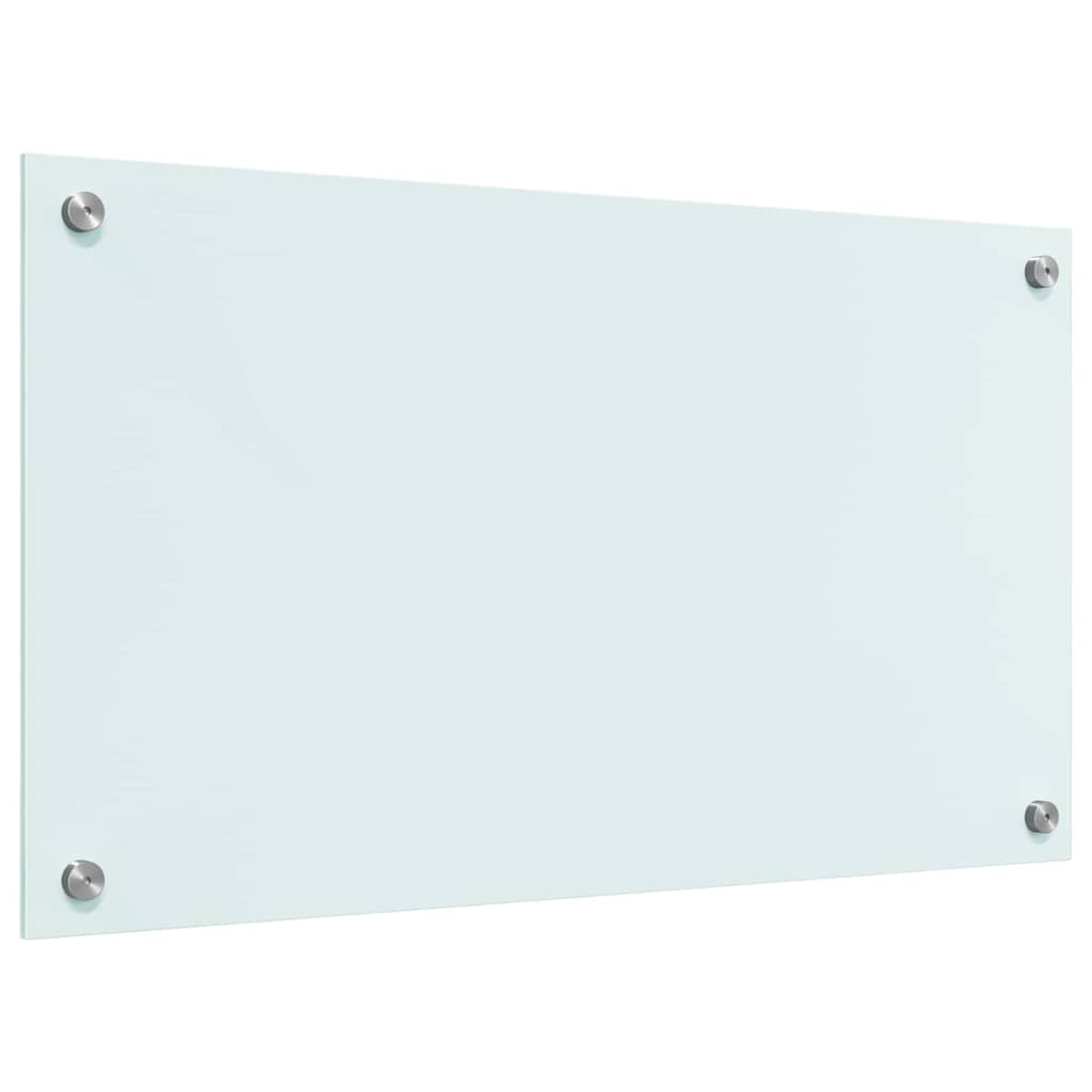 Kitchen Backsplash Milk 70 x 40 cm Tempered Glass