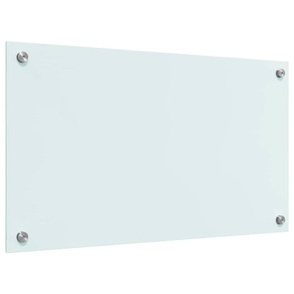 Kitchen Backsplash Milk 70 x 40 cm Tempered Glass