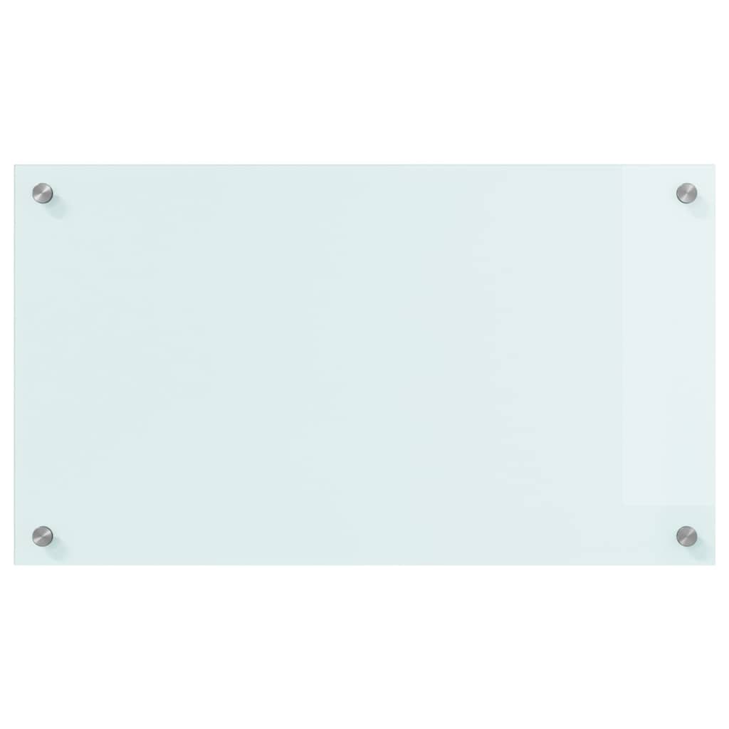 Kitchen Backsplash Milk 70 x 40 cm Tempered Glass