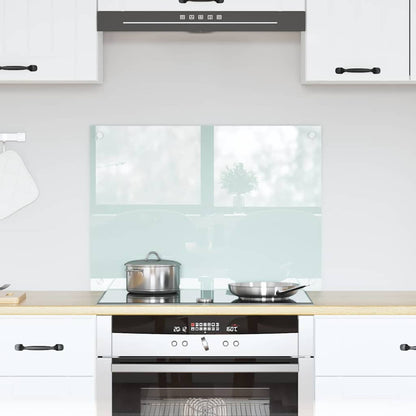Kitchen Backsplash Milk 70 x 50 cm Tempered Glass