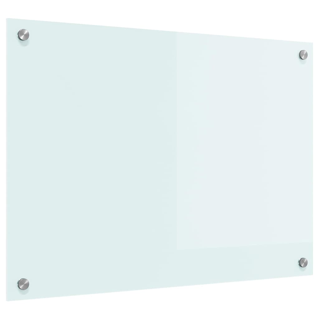 Kitchen Backsplash Milk 70 x 50 cm Tempered Glass