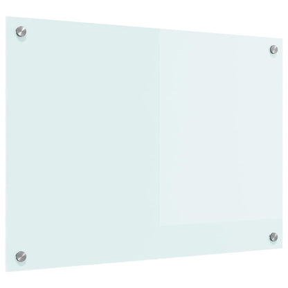 Kitchen Backsplash Milk 70 x 50 cm Tempered Glass