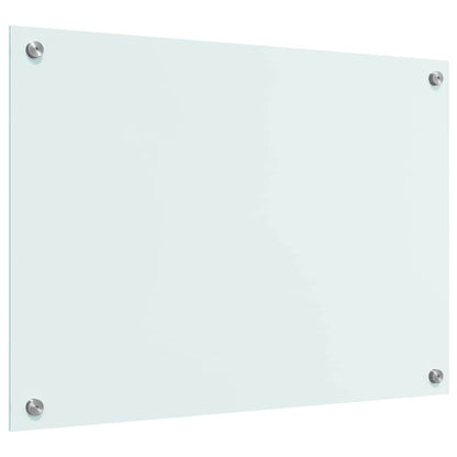 Kitchen Backsplash Milk 70 x 50 cm Tempered Glass