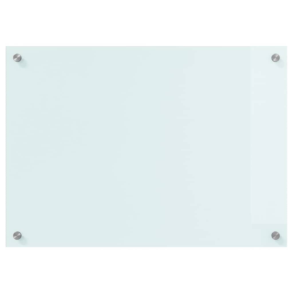 Kitchen Backsplash Milk 70 x 50 cm Tempered Glass