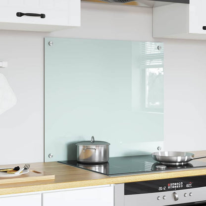Kitchen Backsplash Milk 70 x 60 cm Tempered Glass