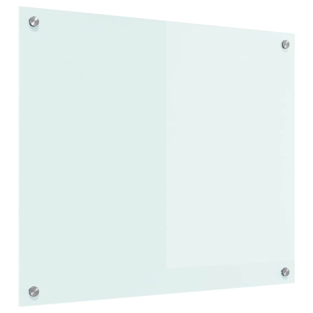 Kitchen Backsplash Milk 70 x 60 cm Tempered Glass