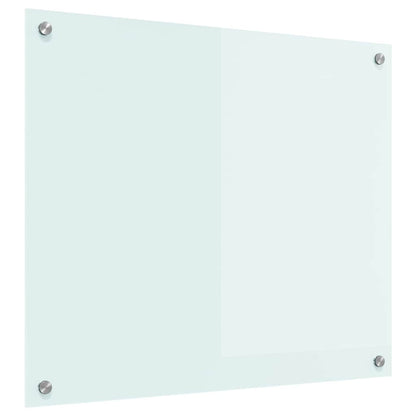 Kitchen Backsplash Milk 70 x 60 cm Tempered Glass